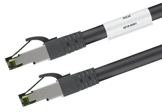 Kabel LAN Patch cord CAT 8.1 S/FTP Klasa I CZARNY 5m
