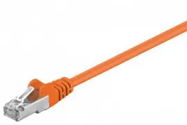 Kabel LAN Patchcord CAT 5E F/UTP orange 0,25m