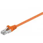 Kabel LAN Patchcord CAT 5E F/UTP orange 0,25m