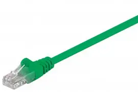 Kabel LAN Patchcord CAT 5E U/UTP green 15m