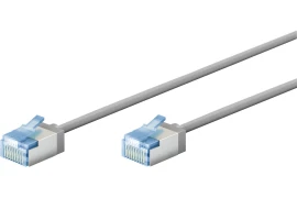 Kabel LAN Patchcord CAT 6A EXTRA FLEX szary 0.25m