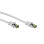 Kabel LAN Patchcord CAT 8.1 S/FTP cert. GHMT MIEDŹ biały 3m