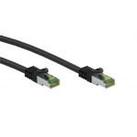 Kabel LAN Patchcord CAT 8.1 S/FTP cert. GHMT MIEDŹ czarny 2m