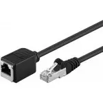 Kabel LAN przedłużacz CAT 5E F/UTP czarny 10m