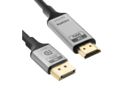 Kabel Przyłącze Premium DP na HDMI 2.1 8K 60Hz 1m Spacetronik KDH-SPA010