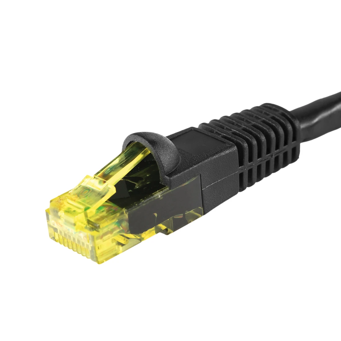 Miedziany kabel RJ45 CAT 6 U/UTP AWG24 czarny PE 70m