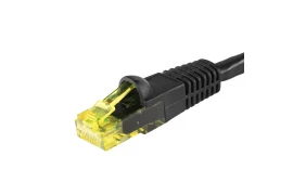 Kabel CU RJ45 CAT 6 U/UTP AWG24 czarny PE 60m