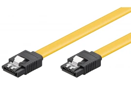 Kabel SATA III Typ L 6Gb/s prosty żółty Goobay 1m