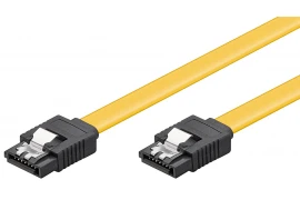 Kabel SATA III Typ L 6Gb/s prosty żółty Goobay 0,2m