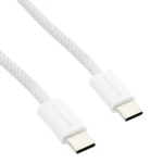 Kabel Szybkiego Ładowania USB-C 240W w Oplocie Spacetronik KU03_SPC020W 2m Biały