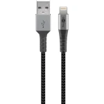 Kabel USB 2.0 - Apple Lightning Plug (8-pin) OPLOT TEKSTYLNY Goobay 0,5m