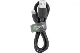 Kabel USB - Apple Lightning Plug (8-pin) Goobay CZARNY 3m