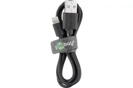 Kabel USB - Apple Lightning Plug (8-pin) Goobay CZARNY 1m