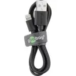 Kabel USB - Apple Lightning Plug (8-pin) Goobay CZARNY 3m