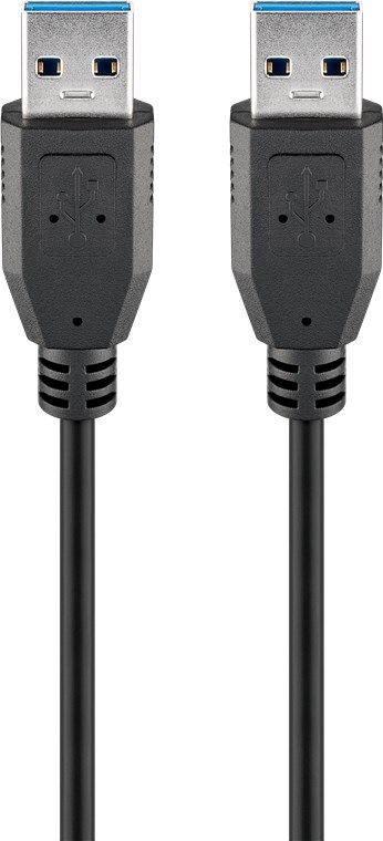 Kabel USB 3.0 SuperSpeed wtyk - wtyk USB-A Goobay 1,8m
