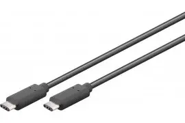 Kabel USB-C 3.2 20 Gb/s Czarny 0,5m Goobay