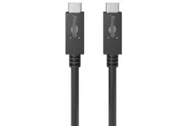 Kabel USB-C 3.2 2x2 20 Gb/s 100W 20V 5A PD Goobay 1m