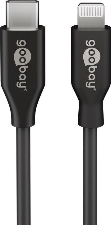 Kabel USB-C - Apple Lightning Plug 8-pin Goobay Czarny 2m