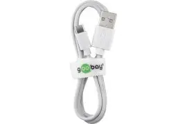 Kabel USB-C - USB typu A 2.0 Goobay Biały 2m