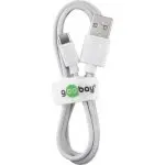 Kabel USB-C - USB typu A 2.0 Goobay Biały 3m