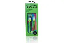 Kabel USB - microUSB 2.0 ORIGAMI 1m Zielony