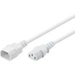 Kabel zasilający (komputerowy) IEC C13 - C14 Goobay biały 0,5m