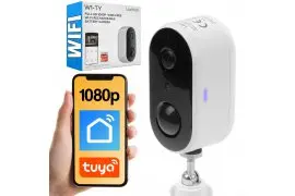 Kamera zewnętrzna WiFi na baterie IP65 Smart Life Tuya Laxihub W1-TY