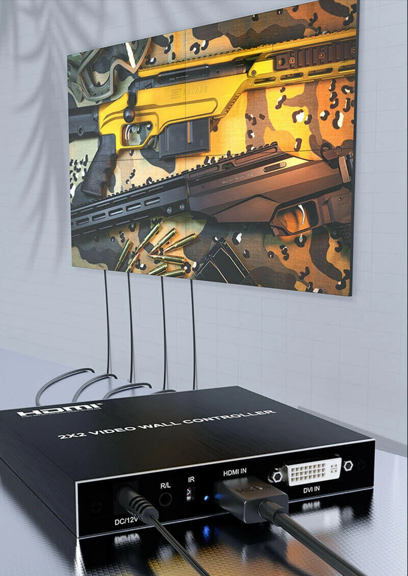 Kontroler ściany Video Wall Controller FullHD Spacetronik SPH-VW224