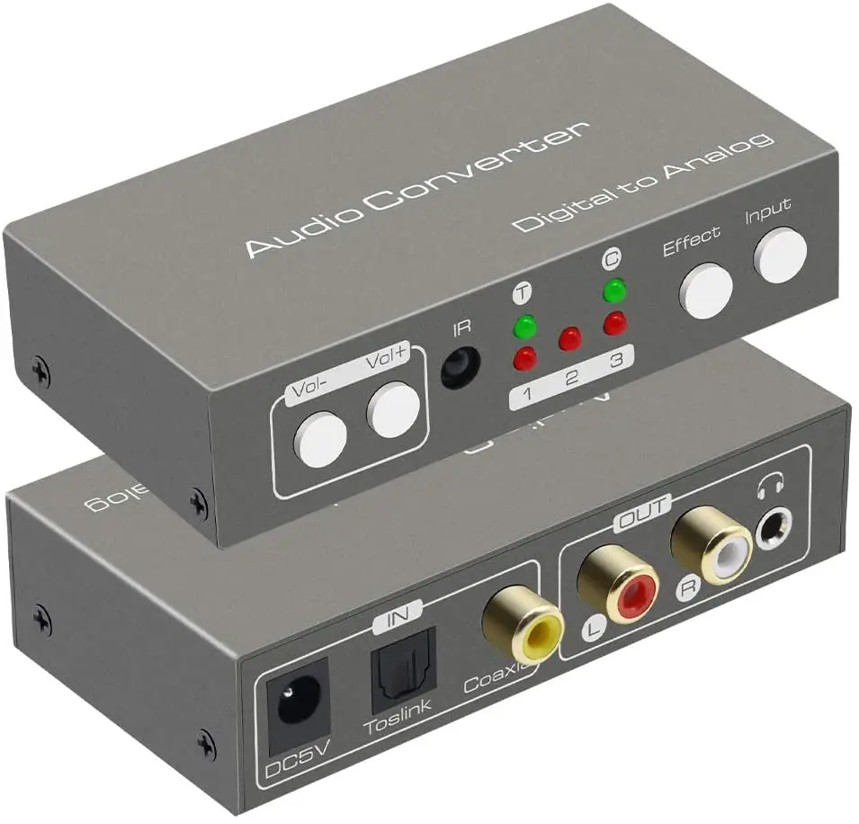 Konwerter Audio Digital na Analog R/L lub Jack 3,5mm Spacetronik SP-HDC11