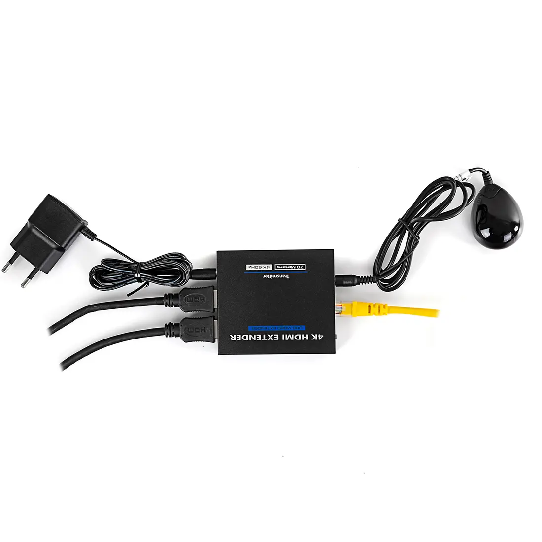 Konwerter HDMI na LAN 4K ipcolor Spacetronik IP SPH-675E Zestaw