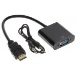 Konwerter HDMI na VGA + audio SPH-VA02 Black