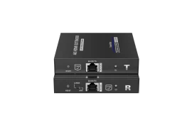 Konwerter ipcolor HDMI na LAN 4K@60Hz Spacetronik IP SPH-676P PoC Zestaw