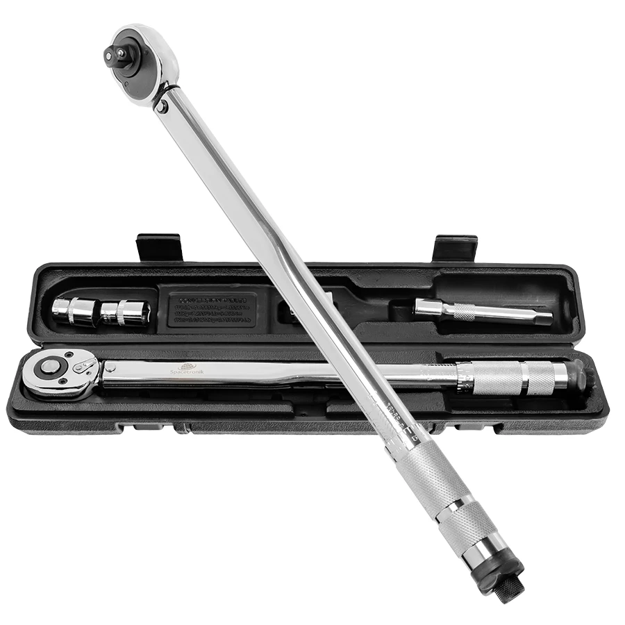 Klucz dynamometryczny CrV Spacetronik SPM-T18 28-210Nm z blokadą i zakresem pomiaru 1/2