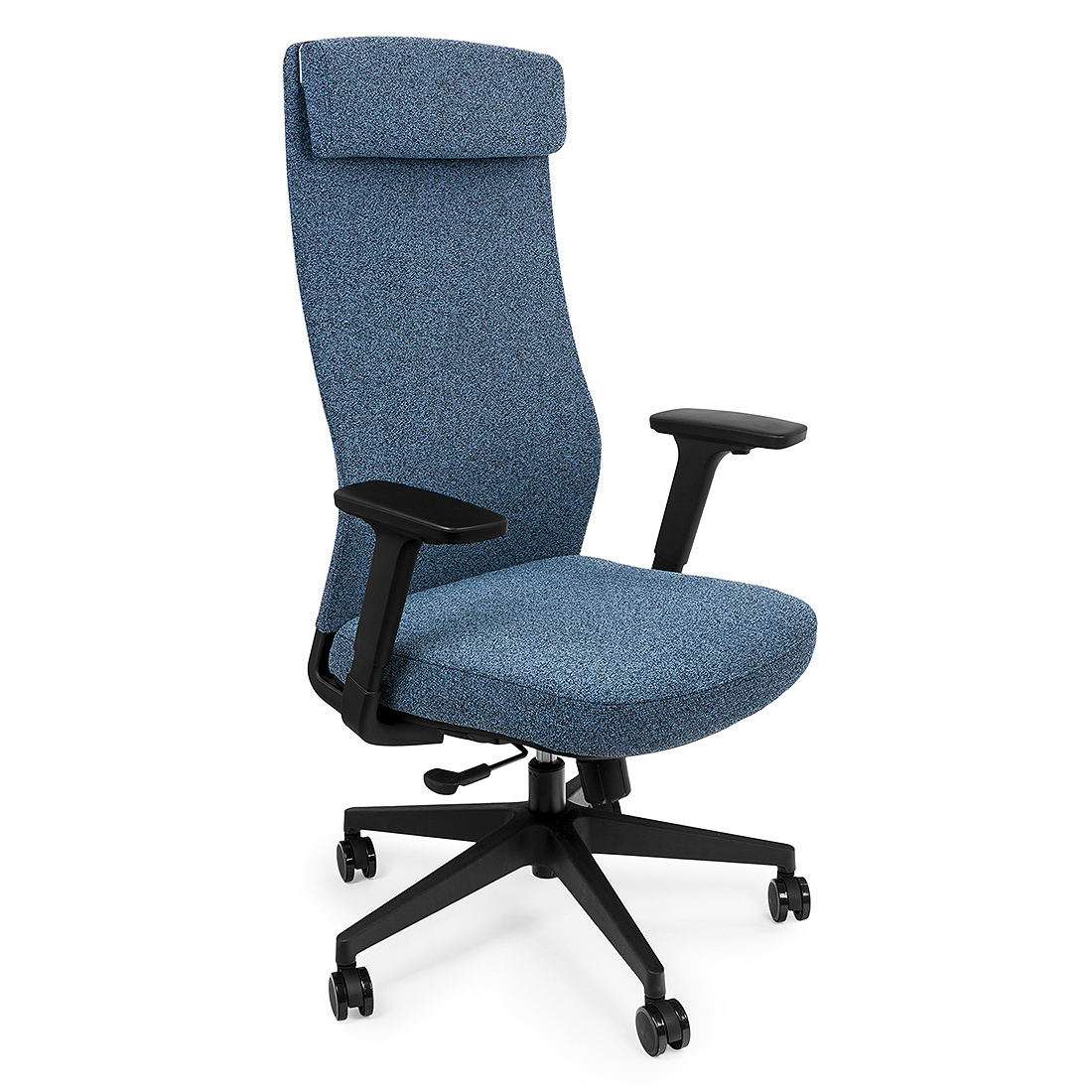 Krzesło biurowe ergonomiczne Spacetronik HAVARD-01 niebieskie