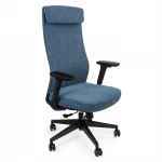  Krzesło biurowe ergonomiczne OUTLET  Spacetronik HAVARD-01 niebieskie