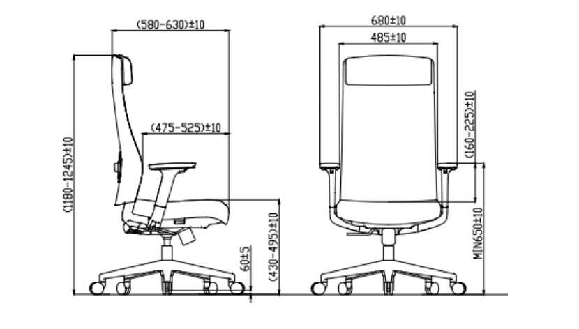 krzesło biurowe ergonomiczne na kręgosłup