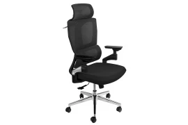 OUTLET Krzesło biurowe ergonomiczne Spacetronik BARD czarne