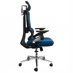 Krzesło biurowe ergonomiczne Spacetronik BARD niebieskie