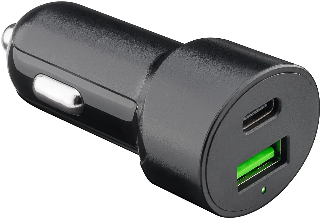 Ładowarka samochodowa USB USB-C 48W 3A Quick Charge Power Delivery Goobay