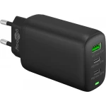 Ładowarka sieciowa 2x USB-C + USB superszybkie ładowanie 65W QC 3.0 PD Goobay czarna