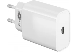 Ładowarka sieciowa USB-C szybkie ładowanie 45W Power Delivery Goobay biała