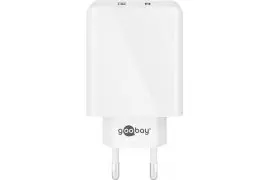 Ładowarka sieciowa USB-C i USB Power Delivery 25W Goobay biała