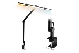 Lampa Kreślarska Bezcieniowa Biurkowa LED Spacetronik Glow D1 z Regulacją Czarna 24W