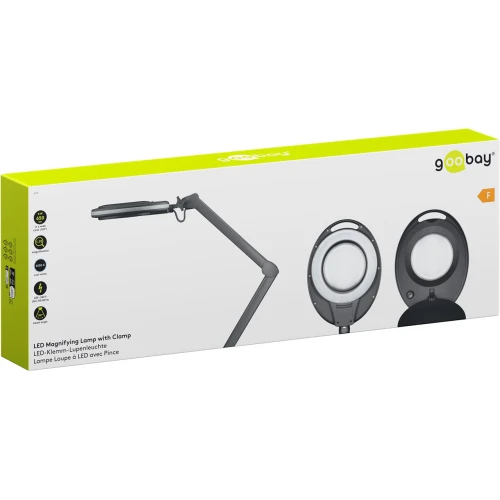 Lampa LUPA kosmetyczna 8W 650lm 1.7x Goobay zacisk