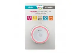 Lampka LED DPM ML7000PIR-P sensor ruchu i zmierzchu - kolor różowy