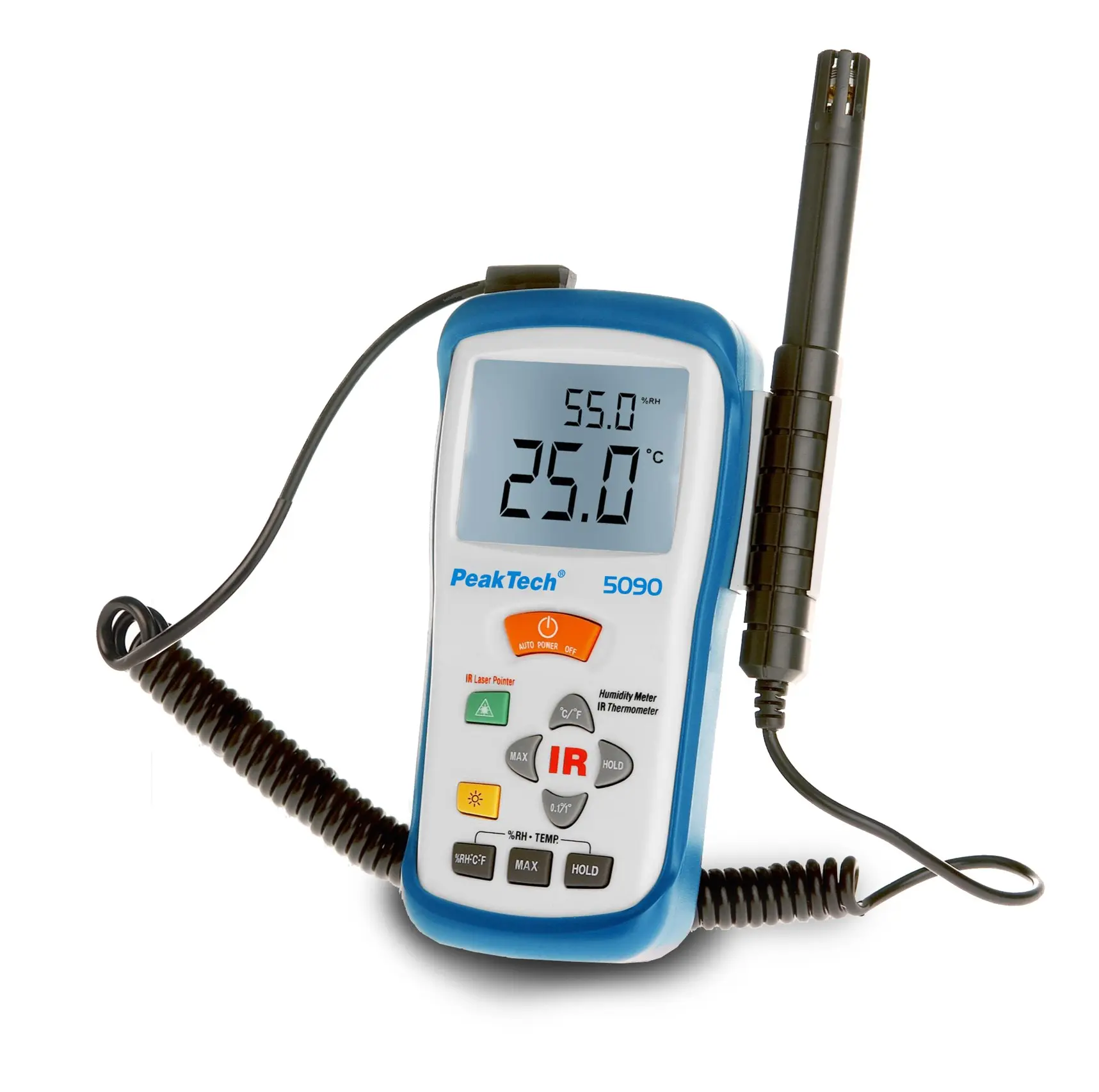 Laserowy Miernik Temperatury I Wilgotności Termohigrometr PeakTech 5090