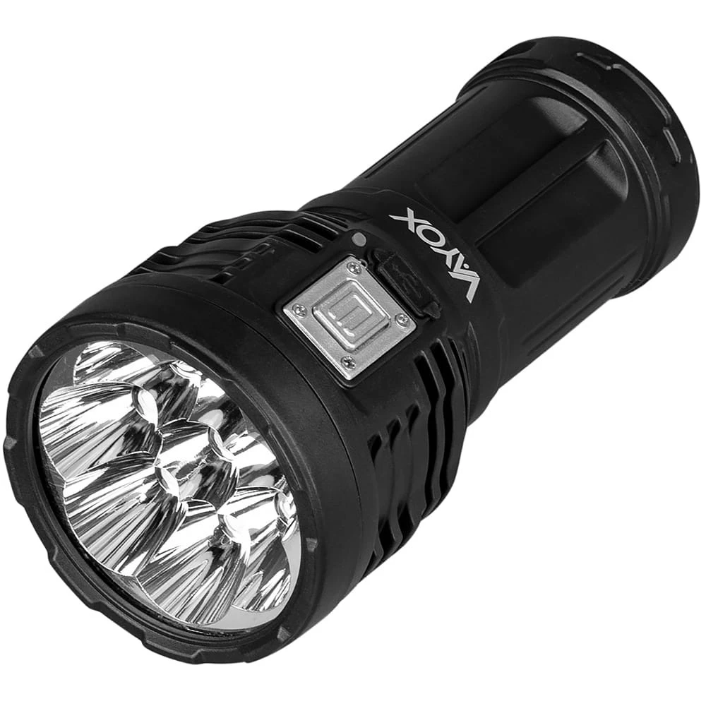 Latarka ręczna szperacz 600lm 8x LED plus COB USB-C Vayox VA0114