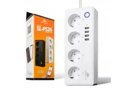 Listwa zasilająca prądowa z USB sterowana Wi-Fi Spacetronik Smart Life SL-PS26