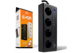 Listwa Zasilająca Przedłużacz z USB sterowany Wi-Fi Spacetronik Smart Life SL-PS26B