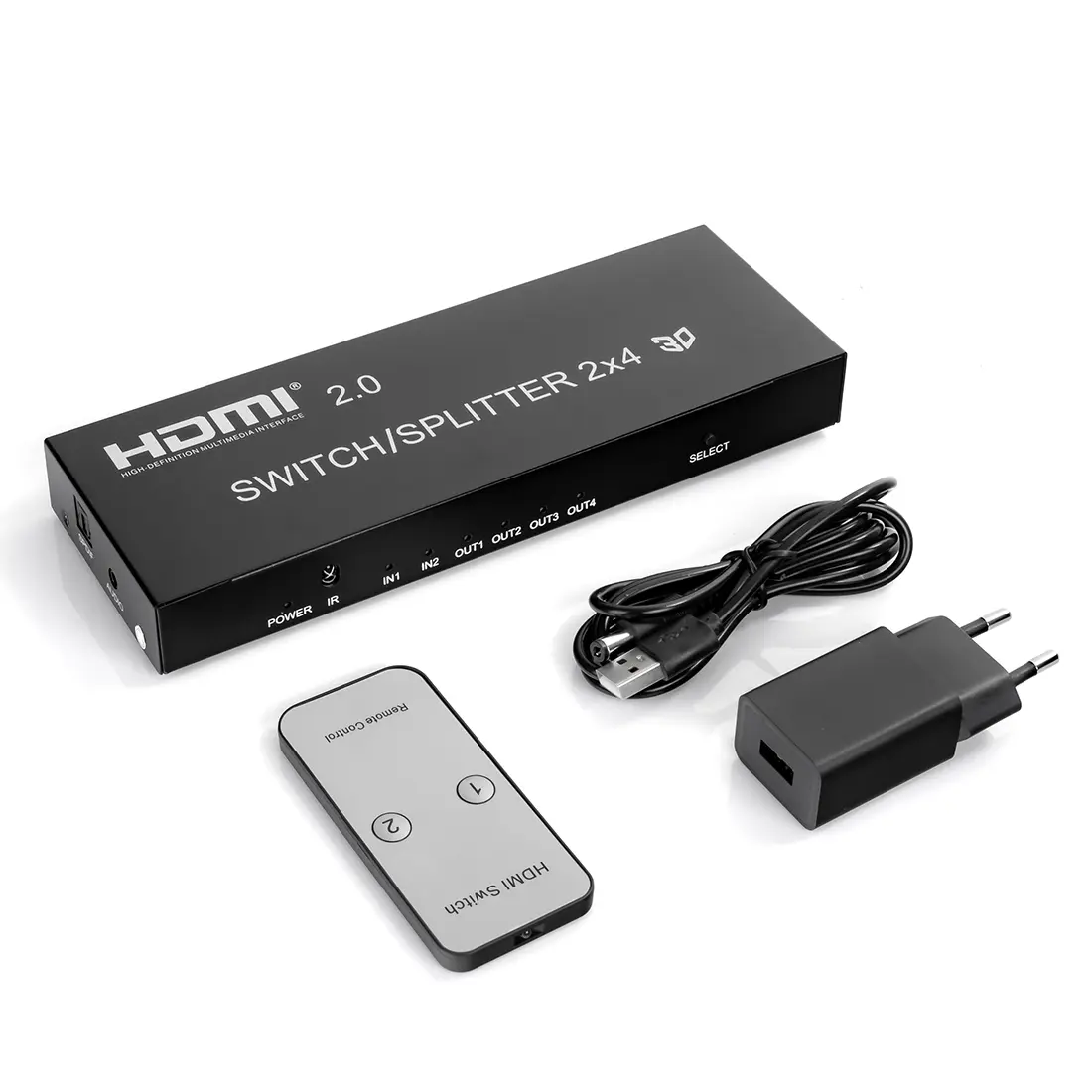 Matrix HDMI 2/4 Spacetronik SPH-M241 4K